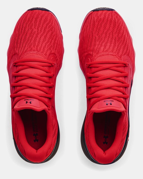 Men's UA Charged Vantage Running Shoes, Red, pdpMainDesktop image number 2